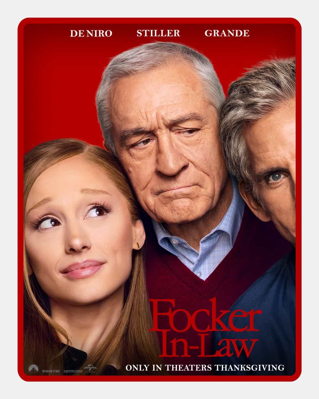 New poster has been released for Focker-In-Law which stars Robert De Niro and Ben Stiller - movie UK release date 25th November 2026