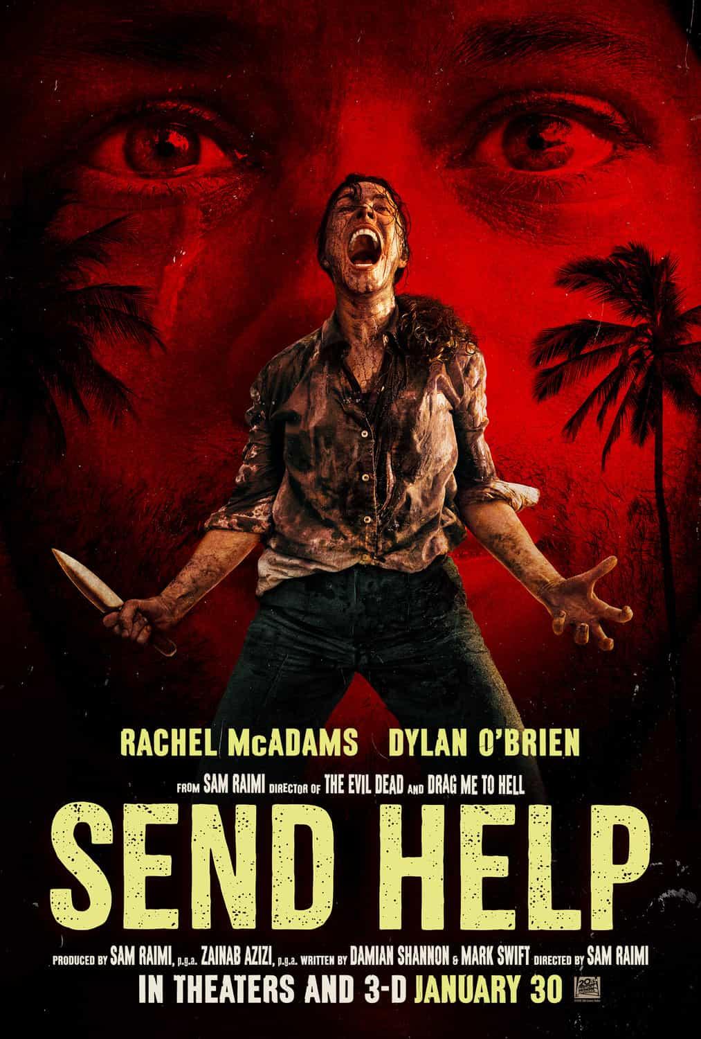 US Box Office Weekend Report 6th - 8th February 2026:  Send help stays at the top for a second weekend with Solo Mio the top new movie