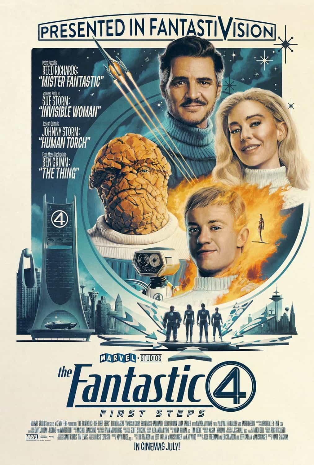 US Box Office Weekend Report 1st - 3rd August 2025:  The Fantastic Four: First Steps remains at the top of the US box office despite competition from The Bad Guys 2 and The Naked Gun