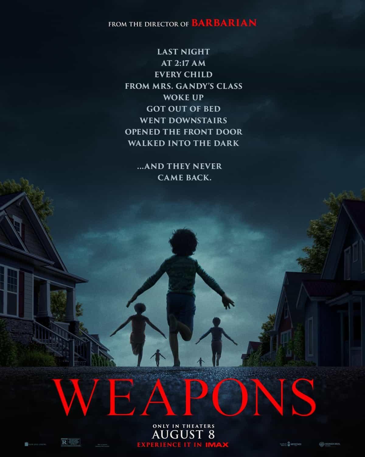 UK Box Office Weekend Report 22nd - 24th August 2025:   Weapons spends a third week at the top of the UK box office with The Life of Chuck debuting at 6